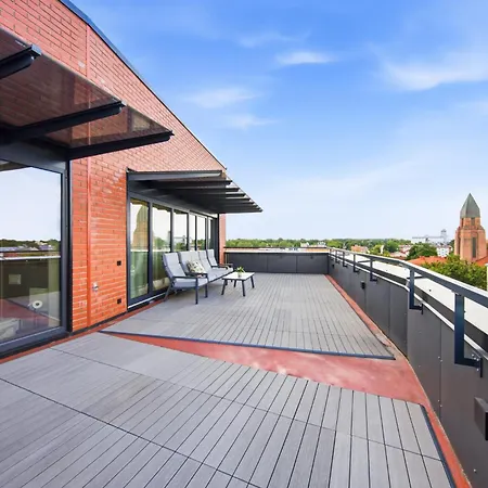 公寓 Artisa Riia Str 22 Luxury Penthouse 塔尔图